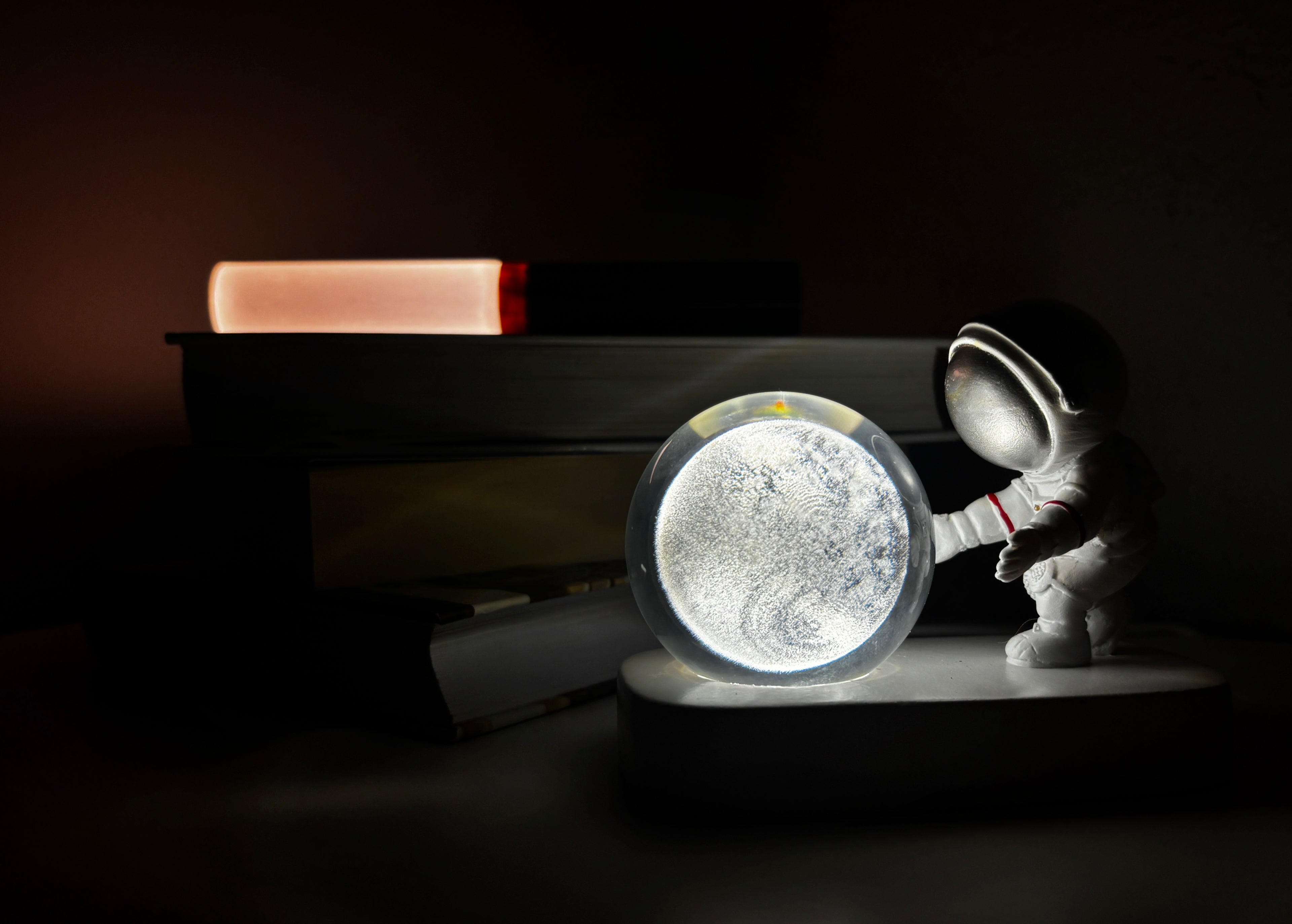 The Mini Astronaut Moon Lamp