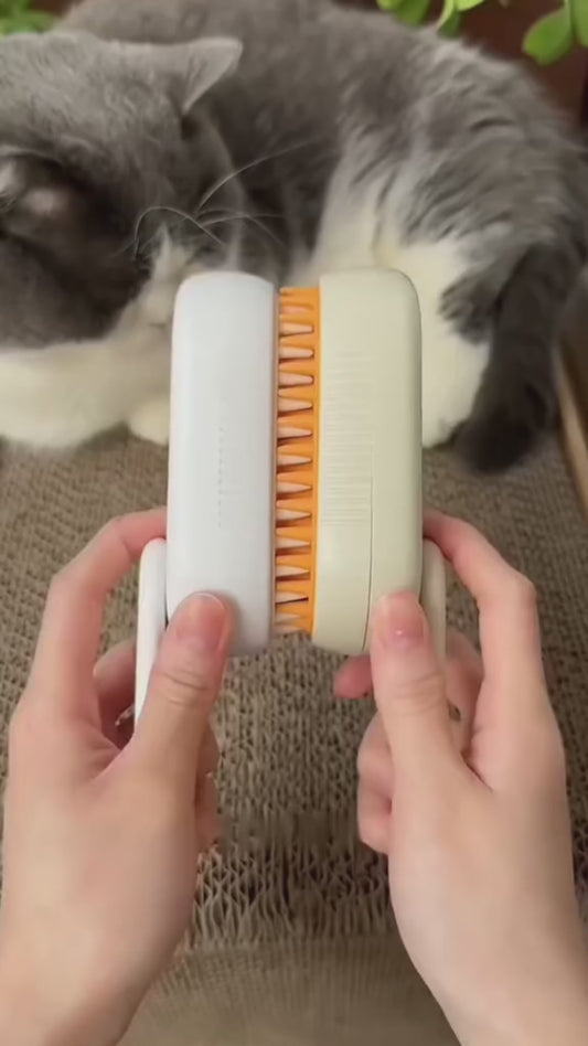 Electric Cat Steam Brush 3-In-1 for Grooming/ Fast Shipping with tracking